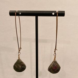 Beautiful natural stone earrings